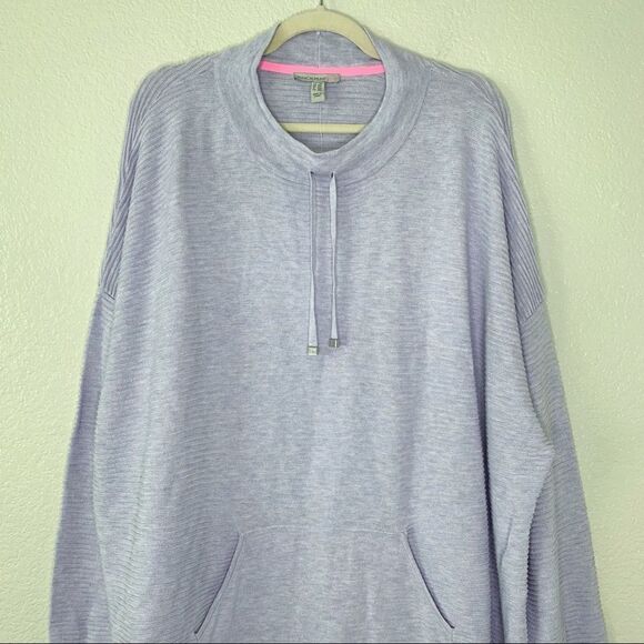 NWOT Isaac Mizrahi Live Women’s Size 2X Pullover Drawstring Knit Sweater - Picture 2 of 11